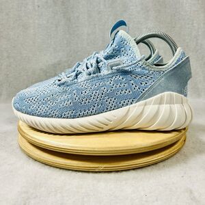 adidas Tubular Doom Sock J 'Easy Light Blue' Knit Pk Shoes Youth Boys Girls‎ 5.5